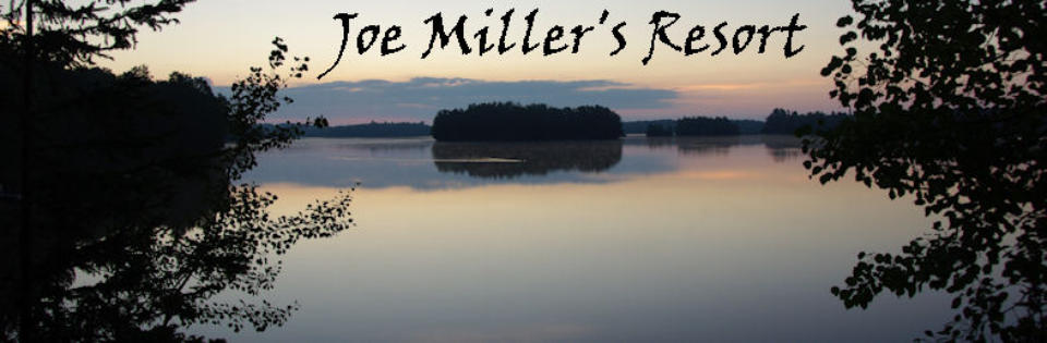 Joe Miller's Resort on Lake Bastine in Butternut, WI